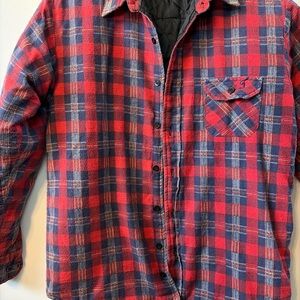 Andover Trail Quilted Plaid Flannel Jacket Juniors 16/18